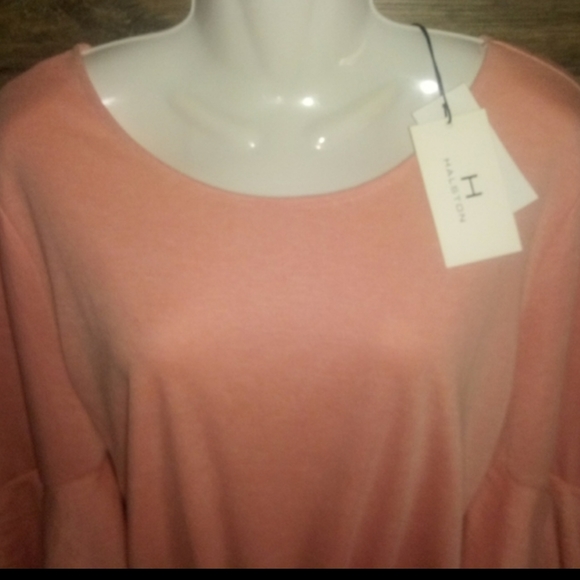 Halston Trupunto Ruffle Shift Dress Size Large NWT - Picture 12 of 13